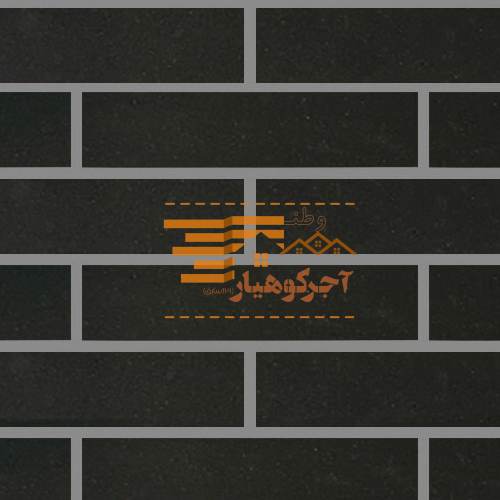 خرید آجر نما مشکی نسوز
